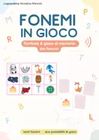 anteprima - Giochi - Tombola e gioco di memoria dei fonemi | Logopedia - Pagina di copertina