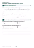Vorschau - Test - Brüche Klasse 5/6 – Lernzielkontrolle mit Word - Seite 2
