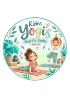 Vorschau - Präsentationen/Tafelbilder - Kleine Yogis – Yoga für Kinder | Legekreis mit 12 Yoga-, Atem- & Entspannungsübungen | Morgenkreis & Kita - Seite 1