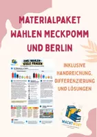 Vorschau - Stundenentwürfe - Materialpaket Wahlen Mecklenburg -Vorpommern und Berlin (inklusive Handreichung, Differenzierung und Lösungen) - Deckblatt