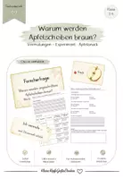 Vorschau - Arbeitsblätter - Warum werden Apfelscheiben braun - Experiment - Deckblatt