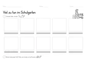 Vorschau - Arbeitsblätter - Gartenarbeiten im Schulgarten | differenzierte Arbeitsblätter | Klasse 1-3 - Seite 3