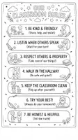 Vista previa - Hojas de trabajo - ✨ OUR CLASSROOM RULES ✨BN y COLOR - página 2