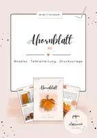 Vorschau - Arbeitsblätter - 3D-Herbstblätter | Ahornblatt & Eichenblatt - Seite 1