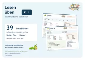 Vorschau - Arbeitsblätter - Leseblätter Lesetraining (Einsterns Schwester "Lola") - Deckblatt