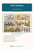 Vorschau - Arbeitsblätter - Das Krankenhaus – Lesespurgeschichte mit Rätselaufgaben (Klasse 2) - Seite 1