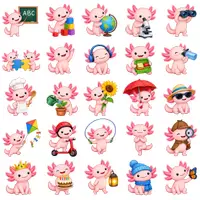 Vorschau - selbst erstellte Cliparts/Grafiken - 50 Cliparts Axolotlkasse - Klassentier Axolotl - Seite 1