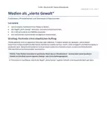 Vorschau - Unterrichtsreihen - Medien & Desinformation – Komplettpaket: 6 Arbeitsblätter mit Lösungen | Politik Oberstufe GK - Seite 1