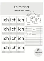 Vorschau - Poster - Fotowörter Sprache Stein Papier 1 - Deckblatt