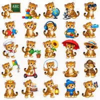Vorschau - selbst erstellte Cliparts/Grafiken - 50 Cliparts Jaguarklasse - Klassentier Jaguar - Deckblatt