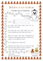 Vorschau - Arbeitsblätter - Countdown Schulkind (editierbar) - Deckblatt