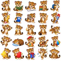 Vorschau - selbst erstellte Cliparts/Grafiken - 50 Cliparts Jaguarklasse - Klassentier Jaguar - Seite 1