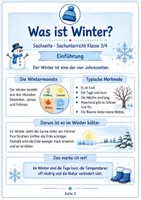 Vorschau - Unterrichtsreihen - Die Jahreszeiten: Winter Sachunterricht Klasse 3 bis 4 - Seite 2