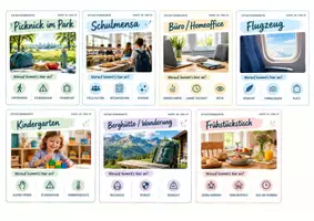 Vorschau - Arbeitsblätter - Stoff und Gegenstand, Eigenschaften spielerisch umgesetzt. Welche Tasse eignet sich am besteh? Erstelle einen Werbeslogan. - Deckblatt