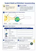 Vorschau - Arbeitsblätter - Einfallswinkel und der Abstand der Sonne, Experiment , Klima - Seite 1
