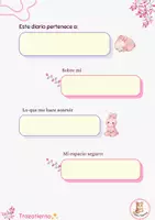 Vista previa - Para docentes: organización, planificación y formación - Diario Imprimible de 8 Páginas / Cuaderno de Notas Pastel - Formato PDF - página 3