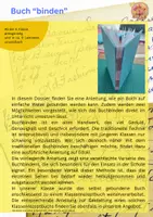 Vorschau - Arbeitsblätter - Buch binden (einfache Form) - Deckblatt
