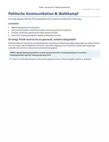 Vorschau - Unterrichtsreihen - Politische Kommunikation & Wahlkampf | Framing, Targeting & politische Werbung - Seite 1