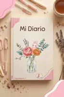 Vista previa - Para docentes: organización, planificación y formación - Diario Imprimible de 8 Páginas / Cuaderno de Notas Pastel - Formato PDF - Portada