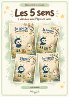 Aperçu - Affichage - Affichages des 5 sens avec Pépin et Lumi - Page de couverture