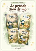 Aperçu - Affichage - Affiches "Je prends soin de moi" avec Pépin et Lumi - Page de couverture