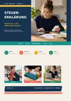 Vorschau - Unterrichtsreihen - Alltagskompetenzen: Steuererklärung Klasse 8-10 - Deckblatt
