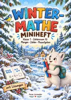 Vorschau - Arbeitsblätter - Winter-Mathe Klasse 1 | Miniheft Zahlenraum 10 - Deckblatt