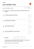 Vorschau - Arbeitsblätter - Vom Apfel zum Saft – Deutsch Klasse 2: Leseheft, Lesen & Schreiben, Leseverständnis, Bildlesen, Wortschatz, Silben, Nomen, Sachtext, Arbeitsblätter mit Lösungen als PDF - Seite 3