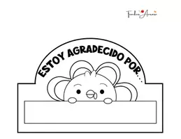 Vista previa - Manualidades / Dibujos para colorear - Corona de thanksgiving 🦃👦🏻👧🏻 Inglés / Español - página 2