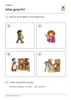 Vorschau - Arbeitsblätter - Die alte Mühle dreht sich wieder – Deutsch Klasse 2: Leseheft, Lesen & Schreiben, Leseverständnis, Bildlesen, Wortschatz, Sachtext, Arbeitsblätter mit Lösungen als PDF - Seite 2