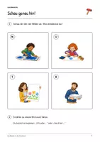 Vorschau - Arbeitsblätter - Ein Besuch in der Druckerei – Deutsch Klasse 1–2: Leseheft, Lesen & Schreiben, Wortschatz, Sachtext, Arbeitsblätter mit Lösungen als PDF - Seite 2