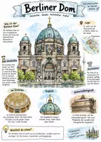 Vorschau - Arbeitsblätter - Lernplakat + Arbeitsblätter "Berliner Dom" + Lösung & MP3 + Mindmap + Infografik - Deckblatt