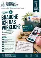 Vorschau - Unterrichtsreihen - Brauche ich das wirklich? – Bedürfnisse, Werbung & Kaufentscheidungen | Lernwelt Wirtschaft - Deckblatt