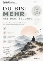 Vorschau - Lehrpläne/Lehrermaterial - Du bist mehr als dein Zeugnis – Wertschätzende Impulse & Reflexion zur Zeugnisausgabe ab Klasse 8 - Deckblatt