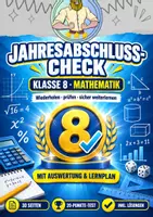 Vorschau - Arbeitsblätter - Jahresabschluss-Check Mathematik | Klasse 8 - Deckblatt
