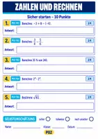 Vorschau - Arbeitsblätter - Jahresabschluss-Check Mathematik | Klasse 8 - Seite 2