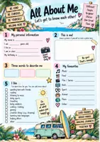 Vorschau - Arbeitsblätter - All about me & my wishes for the future - Seite 1