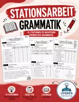 Vorschau - Arbeitsblätter - Stationsarbeit Deutsch – 10 Stationen zur Rechtschreibung - Deckblatt