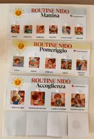 anteprima - Materiale di supporto/inclusione - Routine Visive Nido 1-3 anni | Agenda Visiva della Giornata | 3 Schede Routine Bambini | Autonomia e Prevedibilità | PDF Stampabile - Pagina di copertina