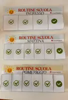 anteprima - Materiale di supporto/inclusione - Routine Visive Scuola dell’Infanzia | Agenda Visiva della Giornata | 3 Schede per la Classe | Autonomia Bambini | PDF Stampabile - Pagina di copertina