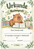 Vorschau - Poster - Urkunden für die dritte Klasse - Perfekt für die Motivation! - Seite 1