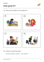 Vorschau - Arbeitsblätter - Ein Tag im Friseursalon – Deutsch Klasse 1–2: Leseheft, Lesen & Schreiben, Wortschatz, Sachtext, Arbeitsblätter mit Lösungen als PDF - Seite 2