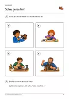 Vorschau - Arbeitsblätter - In der Werkstatt des Schuhmachers – Deutsch Klasse 1–2: Leseheft, Lesen & Schreiben, Wortschatz, Sachtext, Arbeitsblätter mit Lösungen als PDF - Seite 2
