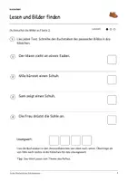 Vorschau - Arbeitsblätter - In der Werkstatt des Schuhmachers – Deutsch Klasse 1–2: Leseheft, Lesen & Schreiben, Wortschatz, Sachtext, Arbeitsblätter mit Lösungen als PDF - Seite 3