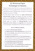 Vorschau - Stundenentwürfe - Halloween Kunst basteln Grundschule - GRUSELWICHTEL - Seite 1