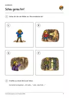 Vorschau - Arbeitsblätter - Auf Entdeckungstour in der Tropfsteinhöhle – Deutsch Klasse 1–2: Leseheft, Lesen, Schreiben, Wortschatz, Sachtext, Arbeitsblätter mit Lösungen als PDF - Seite 2