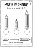 anteprima - Esercizi - Metti in ordine | Infanzia e Prima Primaria - Pagina 2