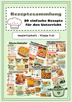 Vorschau - Arbeitsblätter - Rezeptesammlung Hauswirtschaft Klasse 5-10 - Deckblatt