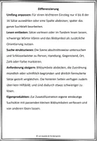 Vorschau - Arbeitsblätter - Lesen auf Satzebene mit Suchbildern - Seite 3
