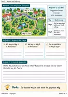 Vorschau - Stundenentwürfe - Maßstab und Entfernung | Geographie Klasse 5 | Arbeitsblätter mit Lösungen - Seite 3